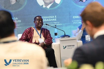 Deputy Foreign Minister Mnatsakan Safaryan participated in a panel discussion of the “Yerevan Dialogue”